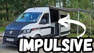 Campervan Shopping!!! Thule Awning Install On Vw Crafter Mk2