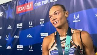 Anna Hall On Journey Back From Knee Surgery to Olympic Trials Champion in Heptathlon