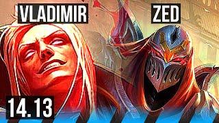 VLADIMIR vs ZED (MID) | 4/0/1, 800+ games | NA Diamond | 14.13