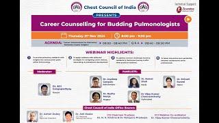 Career Counselling for Budding Pulmonologists