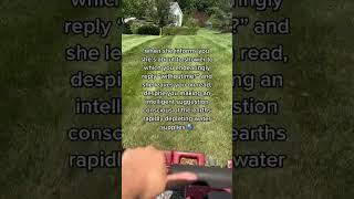 #lawncare earth big mad #waterchrisis #environment #water #lawn #lawntok #lawnti