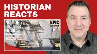 Nelson's Battles in 3D: Trafalgar - Epic History Reaction