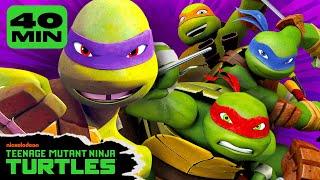 45 MINUTES of Donnie's BEST Defeats and Fights! 🟣 | Teenage Mutant Ninja Turtles