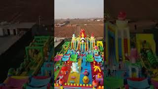 Outdoor Playground Equipment Children Inflatable Jumping Slide for Amusement Park