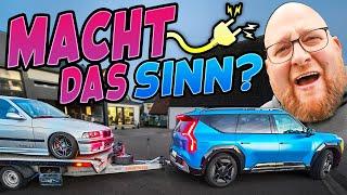 ENDGEGNER & REICHWEITENKILLER: Ein ANHÄNGER?! - KIA EV9 - Kann das funktionieren?