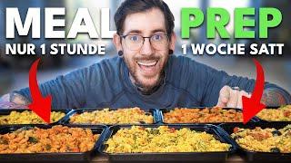 1 STUNDE KOCHEN = 1 WOCHE ESSEN?! (Günstig & Einfach)