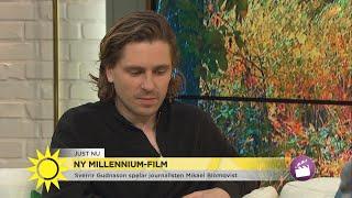 Sverrir Gudnason som Mikael Blomkvist: "Inte lika fysiskt som Björn Borg" - Nyhetsmorgon (TV4)