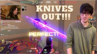 Quarterjade Masayoshi & Tenzin Straight Up Bullying Kids in their Valorant Games KNIVES OUT!