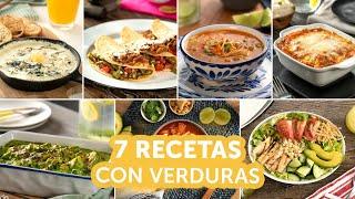 7 recetas con verduras | Kiwilimón