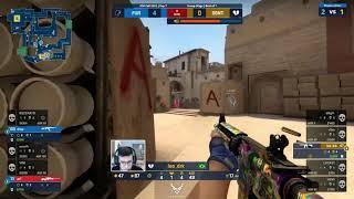 leo drk with sick 1v4 clutch |  Furia vs 00Nation | CSGO