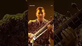 Indian idol playing sitar @Rishabsmusic dhim ta dhim #music #sitarmusic #indianidol13