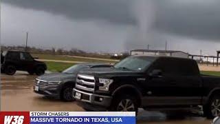  LIVE CAM : Huge Tornado Destroys House in El Campo and Houston Texas Storm Chasers Live Now