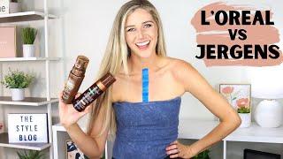 Drugstore Self Tanner Showdown: LOREAL Sublime Bronze vs JERGENS Natural Glow