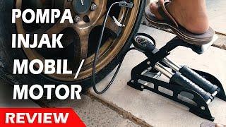 REVIEW POMPA INJAK MOTOR 2 TABUNG MOBIL / MOTOR