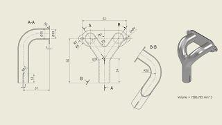 Tutorial Inventor - 421 DUAL EXHAUST PIPE