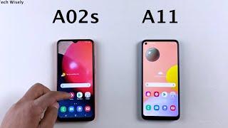 SAMSUNG A02s vs A11 - SPEED TEST