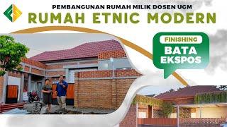 Pembangunan Rumah Etnic modern milik dosen UGM Yogyakarta