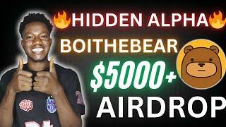 Boithebear potential $5000+ airdrop claibm - Getting started and multiplying points | $BOI airdrop