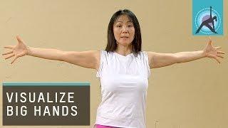 Visualize Big Yoga Hands, Front and Back !