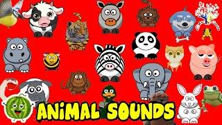 These Are the Animal Sounds TA2A1|| Edufam Kids Song and Nursery Rhymes #animalsounds #animalsounds