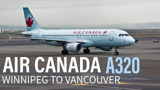 Air Canada A320 Trip Report: Winnipeg to Vancouver