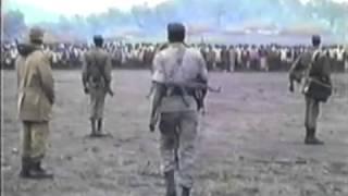 Dr. John Garang and Salva Kiir Mayardit in Longkue