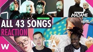 Eurovision 2018 Reaction | All songs