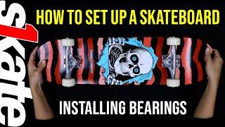 Skate One - How to Install Bearings and Wheels onto your Skateboard