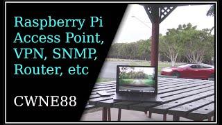 Raspberry Pi Access Point, VPN, SNMP, Router, Mobile Internet, Live Dashcam Access, etc