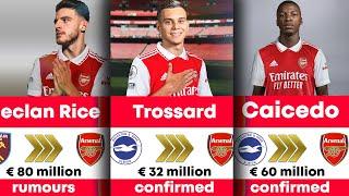 Trossard, Rice, Kiwior, Kvaratskhelia to ARSENAL TRANSFERS 2023 #arsenaltransfers