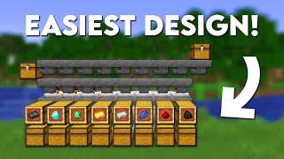 Minecraft EASY Automatic Sorting System 1.20 Tutorial - Auto sorter