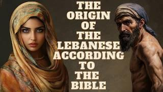 THE ORIGIN OF THE LEBANESE ACCORDING TO THE BIBLE