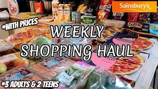 SAINSBURY'S GROCERY HAUL ~ FAMILY OF 5