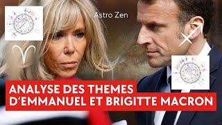 THEME ASTROLOGIQUE D'EMMANUEL ET BRIGITTE MACRON