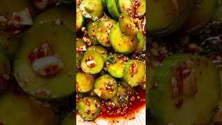 Spicy Korean Cucumber Salad (Oi Muchim) #salad #vegetarian