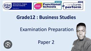 How to pass Business studies Grade 12 paper 2 (CHEAT METHOD)