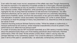 Historically informed performance