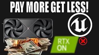 The Sad Reality of $1000+ GPUs – Upscaling + Frame Gen MANDATORY (unreal engine 5 woes)