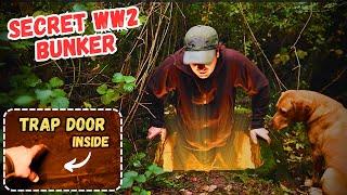 EXPLORING A WW2 BUNKER Hidden in the Forest | Secret Door Found | Abandoned Stealth War Shelter