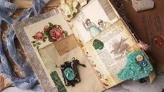 Children Pastel TN Vintage Junk Journal