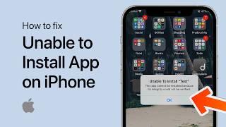 How To Fix This App Cannot Be Installed Because its Integrity Could Not Be Verified - iPhone