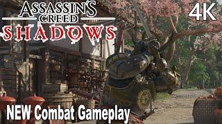 Assassin's Creed Shadows NEW Combat Gameplay 4K No Commentary