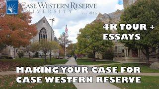 Case Western Reserve University Tour [4K] + Essay Tips: Pre-Professional Scholars #collegeadmissions