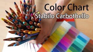 Color Chart - Stabilo Carbothello