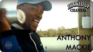 Anthony Mackie Shows Off His "Mean Serving Skills" | Hooked Up Series | Hooked Up Channel