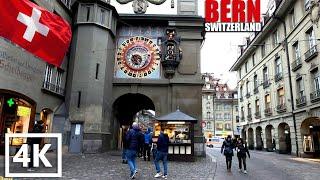 Walking in BERN 4K, Switzerland 