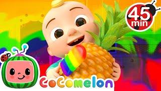 Rainbow Popsicle Song | Cocomelon - Nursery Rhymes | Colors for Kids