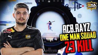 PUBG Mobile Turkey : RCB.RayZ one man squad 23 killl!!!