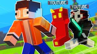 YouTubers Teach Me PVP in Minecraft