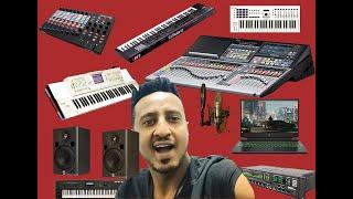  የኔ የሙዚቃ ስቱድዮ - My Home Studio Tour 2022 